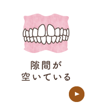 隙間が空いている